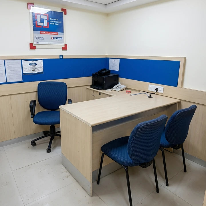 Desk at HDFC Bank Jaipur